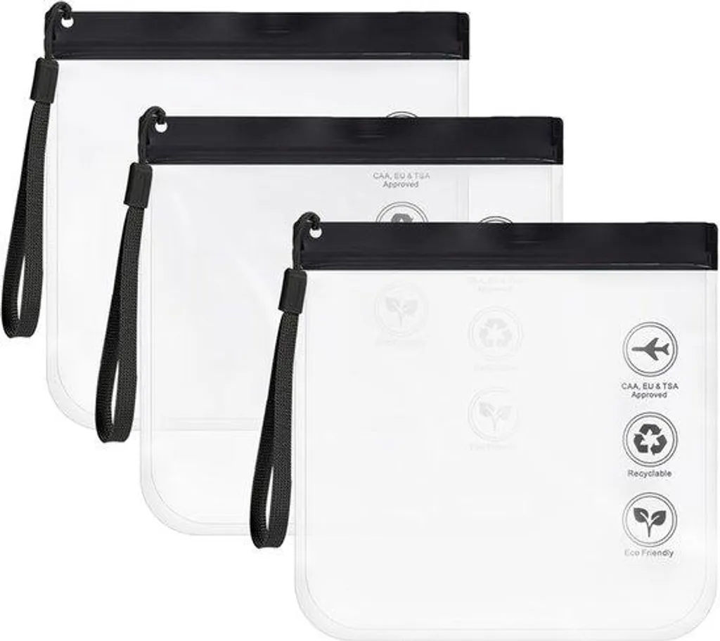 Trousse de toilette voyage 20x20 cm imperméable et transparente Crystal