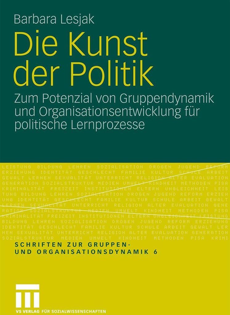 Die Kunst der Politik : Zum Potenzial von Grupp. Lesjak, Barbara.