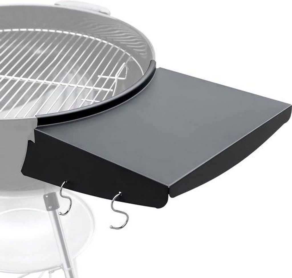 Klappbarer Stahl-BBQ-Tisch für 57cm Grill, Outdoor, Edelstahl
