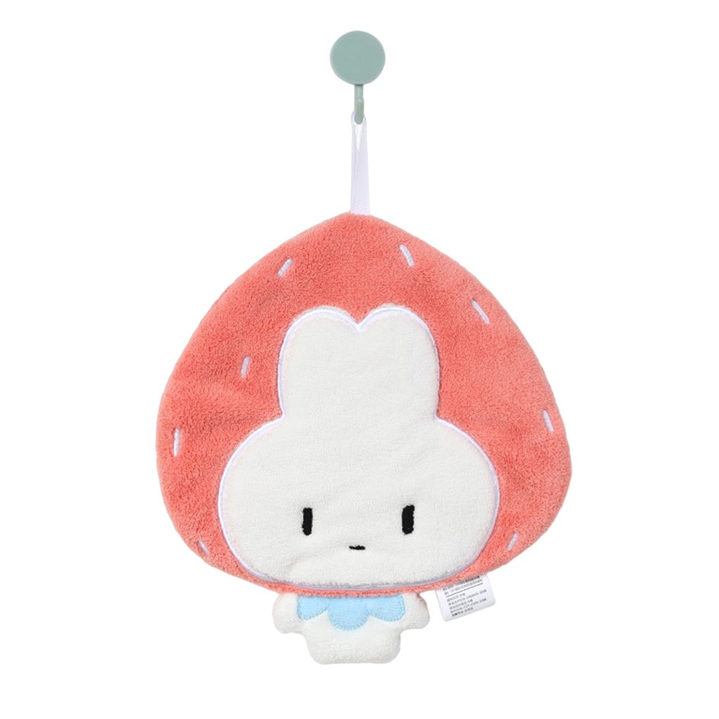 Handtuch mit lanyard Super absorbierender Hocheffizienten Koralle Fleece süßer Kaninchenbär Hängen Reinigung Handtuch Waschraum Vorräte-A