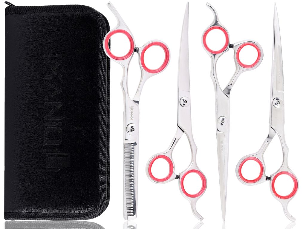 Friseurscheren-Set für Groomer mit Etui für den Salon oder Produktbild 