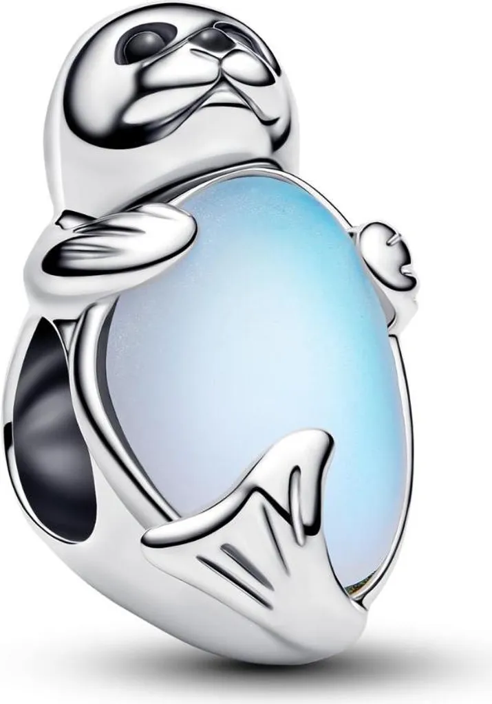 Charm PANDORA 794146C01 Sigillo Vetro Argentato Moments - Acquista Online