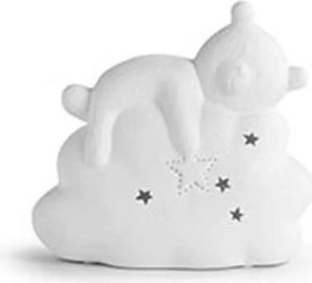 Lampada da Tavolo Vetroceramica Design Orsetto - Illuminazione Bimbi