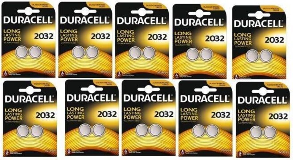DURACELL DL2032B2 3V-Batterien (10 Stück)