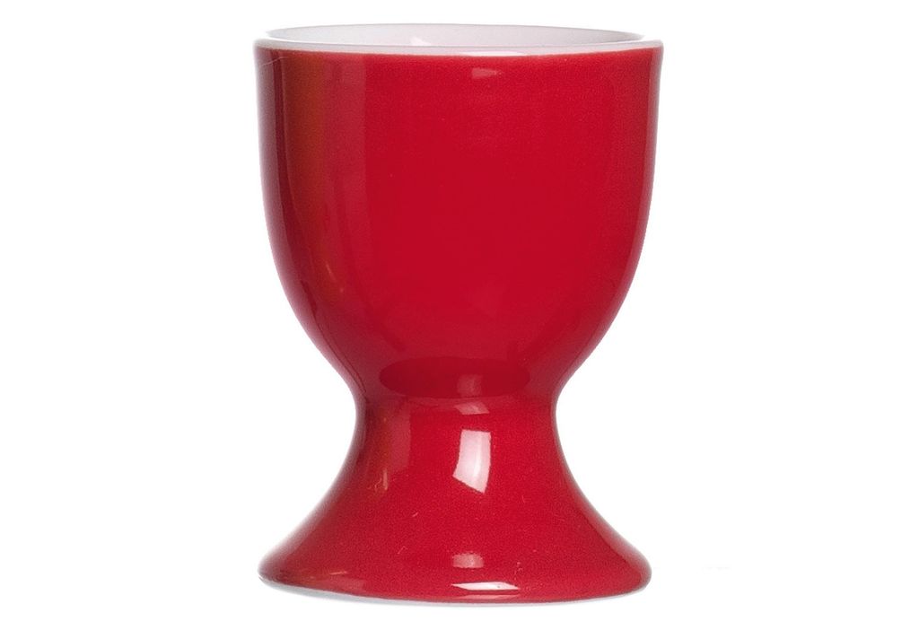 Portauovo Doppio in porcellana rossa Immagine del prodotto 