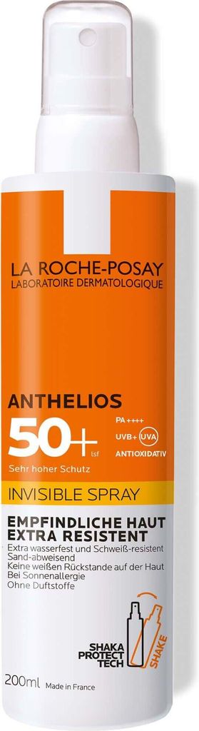 Roche Posay Anthelios Invisib Spray Ohne Parfum50+, 200 ml Produktbild 