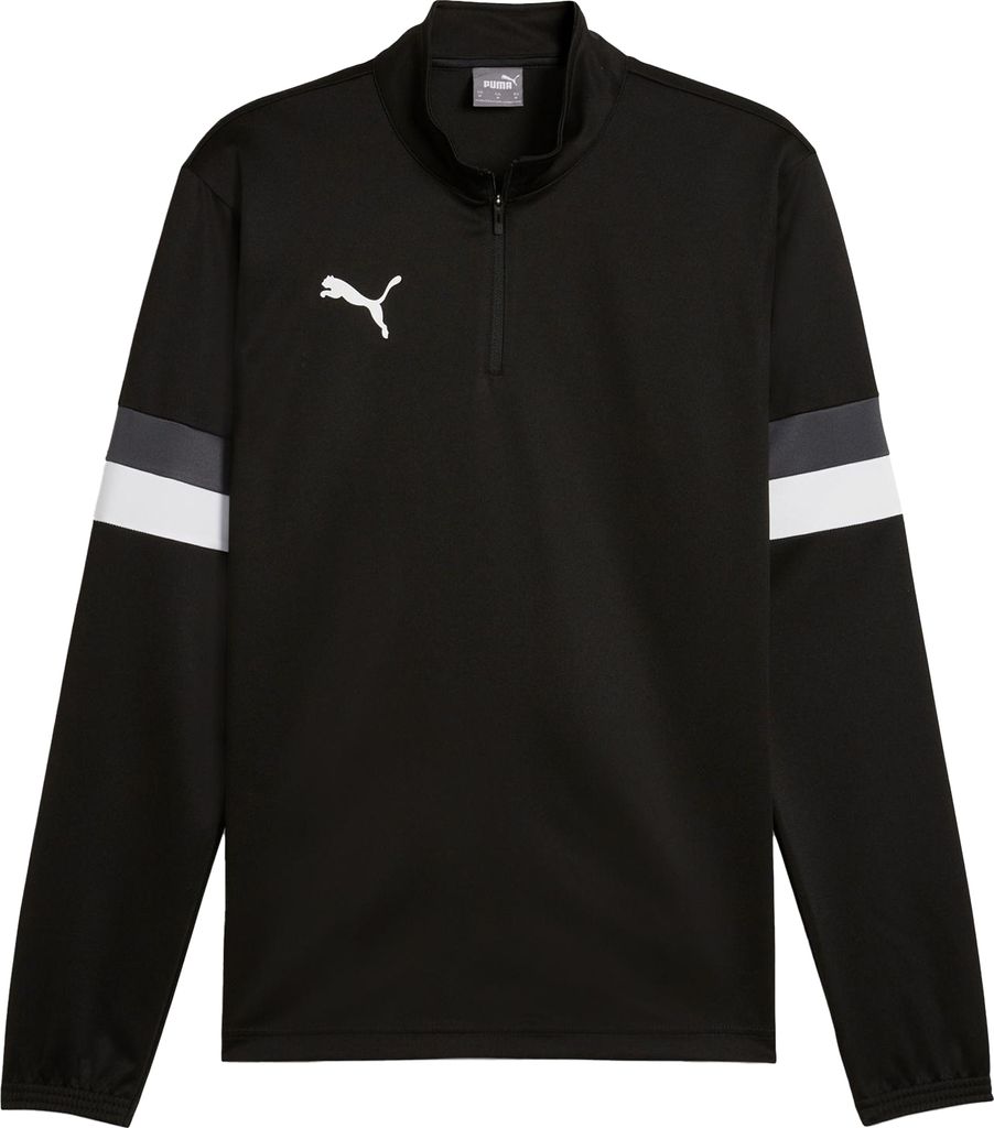 Puma - "TeamRISE" Oberteil mit kurzem Reißverschluss für Herren RD3533 (XS) (Schwarz)