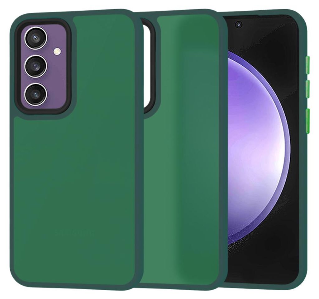 Techsuit HaloFrost Back Cover Hülle für Samsung Galaxy S23 FE - Dunkelgrün