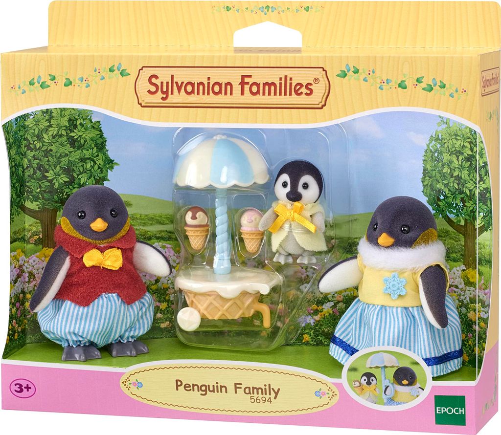 Sylvanian Families Famille de pingouins, Figurines, Image du produit 