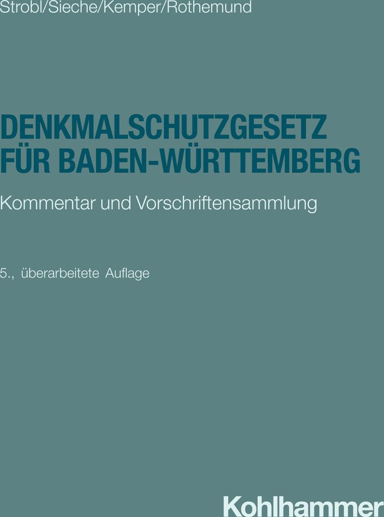 Denkmalschutzgesetz für Baden-Württemberg