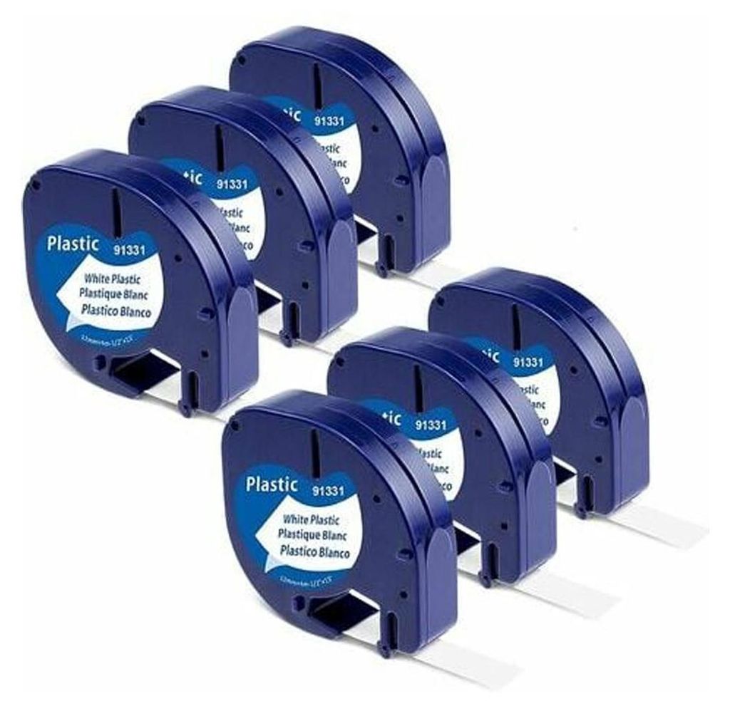 Ersatzetikett kompatibel mit DYMO Letratag 91331 (S0721660) Produktbild 