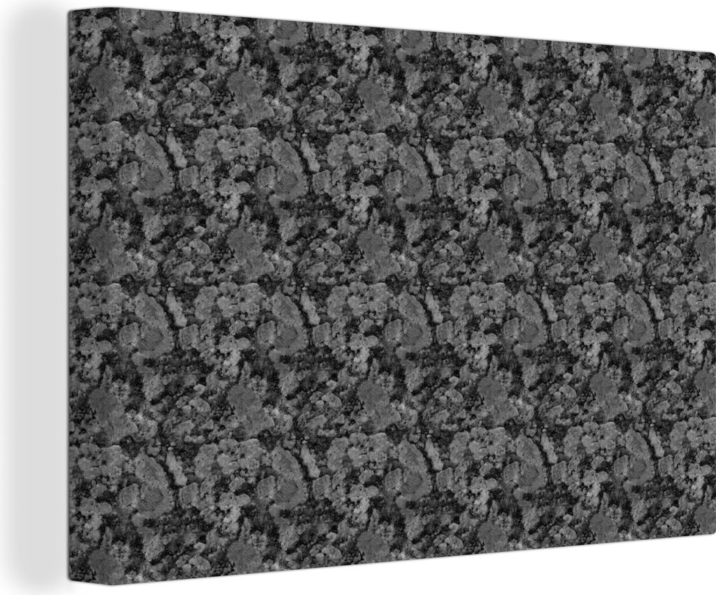OneMillionCanvasses - Leinwandbilder - 150x100 cm, Textur - Granit - Muster, Wandbilder Kunstdruck Wanddekoration - Foto auf Leinwand - Gemälde ...