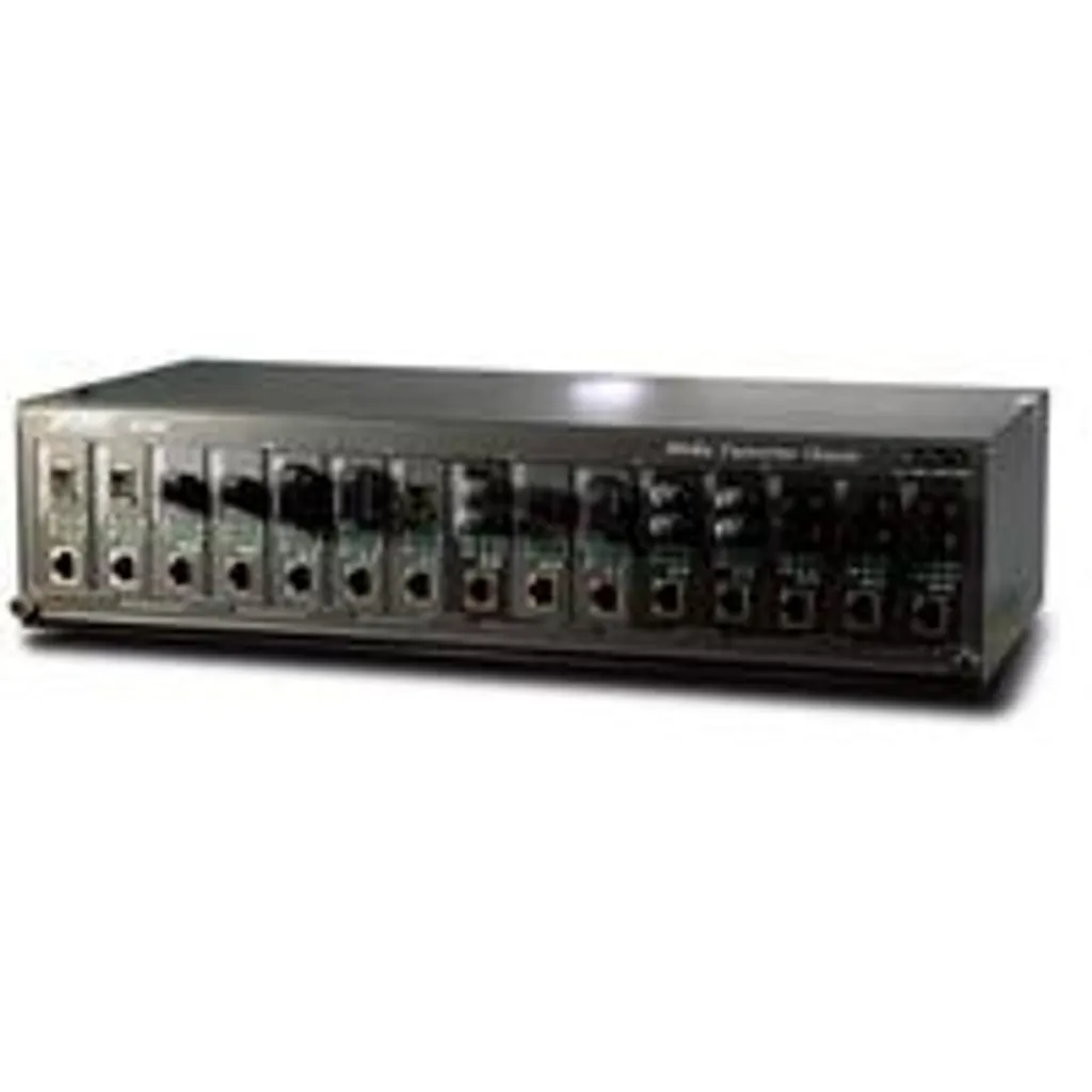 Rack de conversion pour convertisseur de média PLANET 15 slots 19" - 2