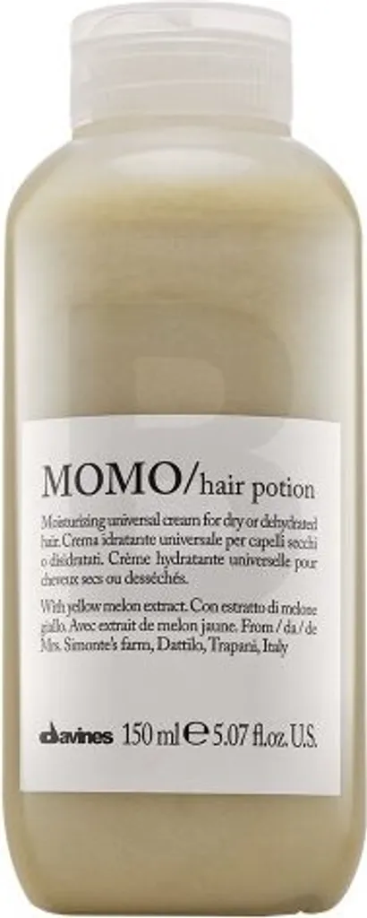 Soin Cheveux Secs Davines Momo Hair Potion Démêlant Sans Rinçage 150 ml