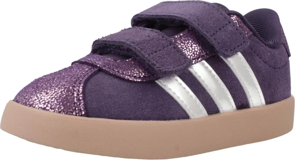 Adidas VL Court 3.0 CF I Baskets Violettes pour Fille - Style Iconique