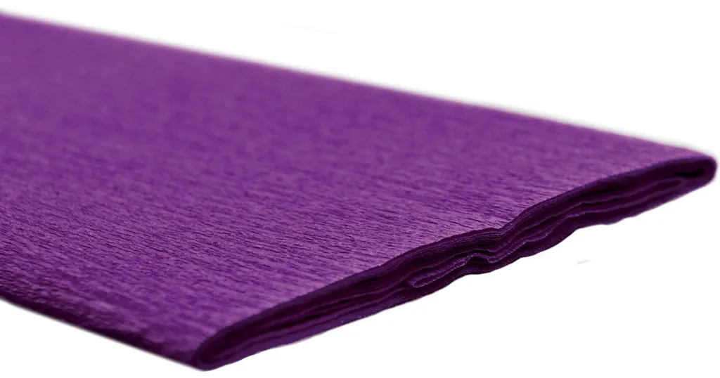 Papier crépon pour décoration florale 50x250cm Améthyste Werola x10