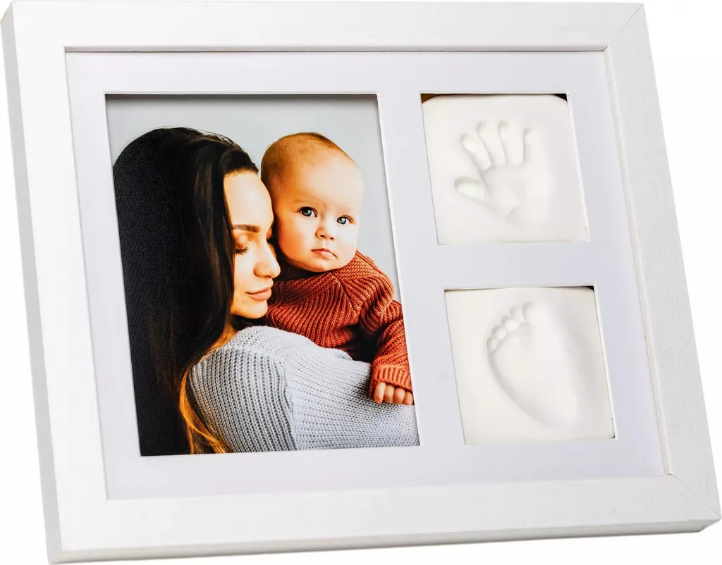 Beanprint cadre photo bébé empreinte argile pour moulage des pieds
