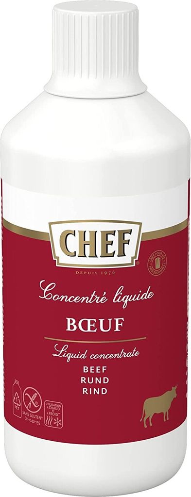 CHEF Flüssiges Konzentrat Rind (1 x 1L) Produktbild 