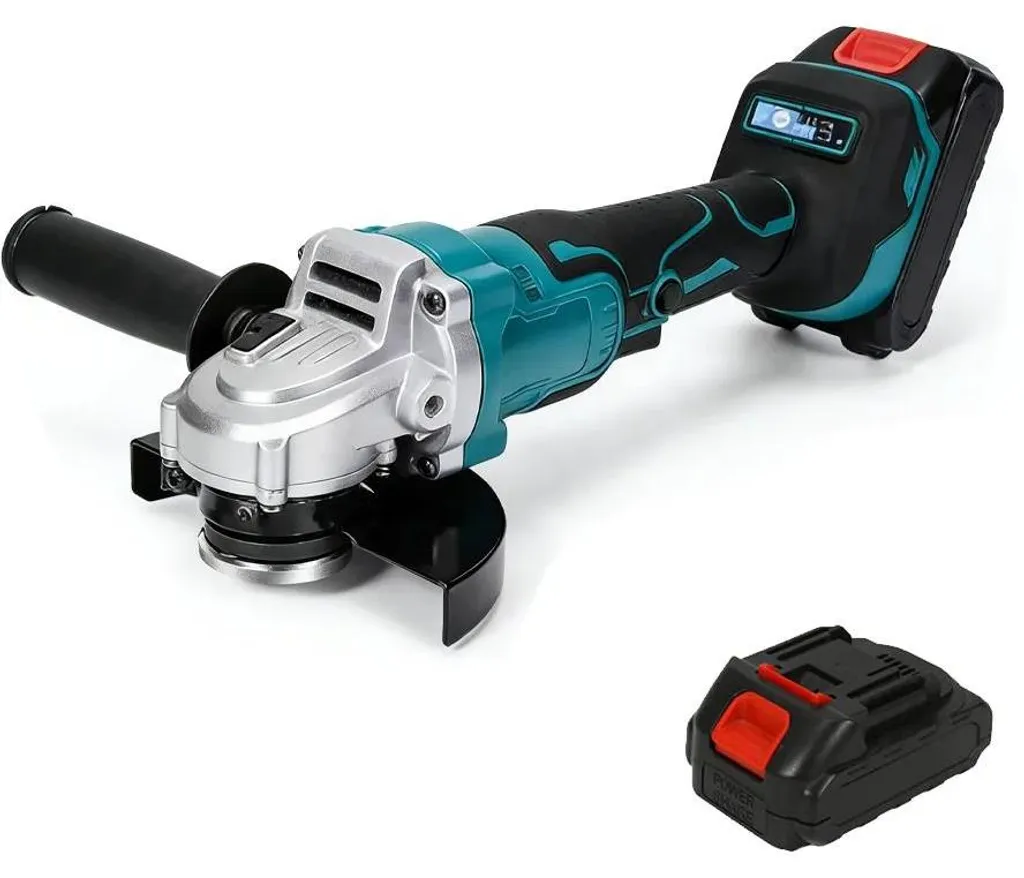 Meuleuse 125 mm sans fil 18V Brushless à 3 vitesses avec batterie incluse