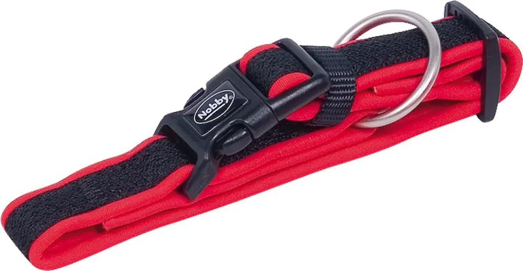 Nobby Mesh Preno Collare Rosso L: 25-35 cm | Resistente e Traspirante