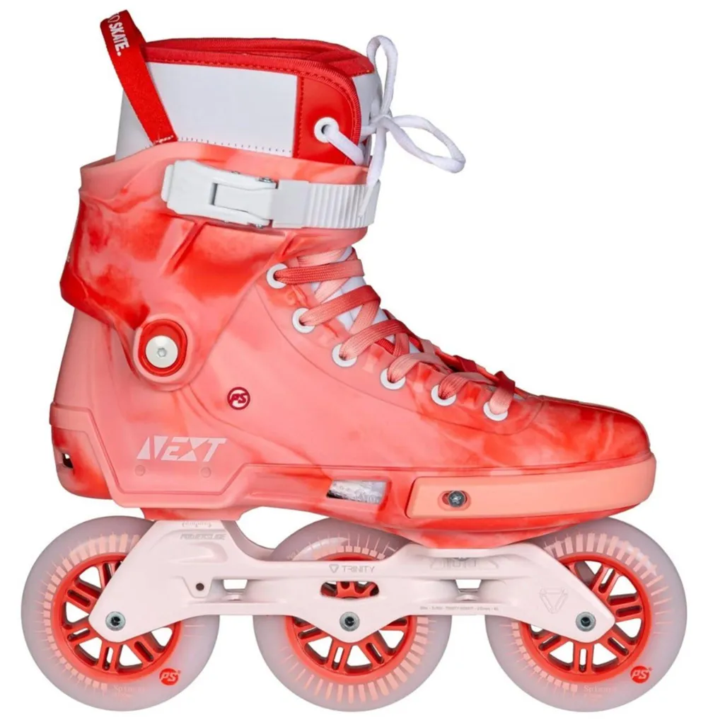 Rollers Powerslide Next Grapefruit 100 - Platine Trinity et Roues 100mm