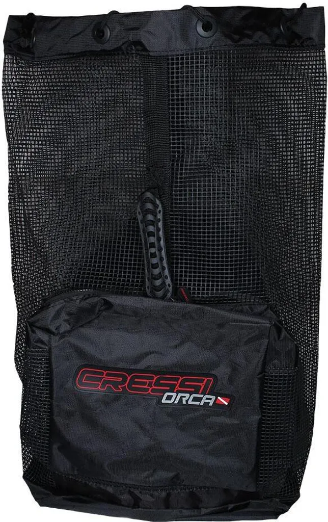 Sac en filet Cressi Orca Noir : évitez l'humidité et les mauvaises odeurs