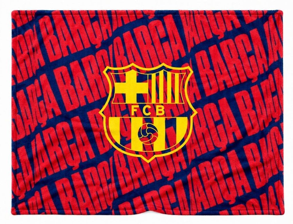 FC Barcelona Fleece deken, 150x200 cm, premium kwaliteit, Productafbeelding 