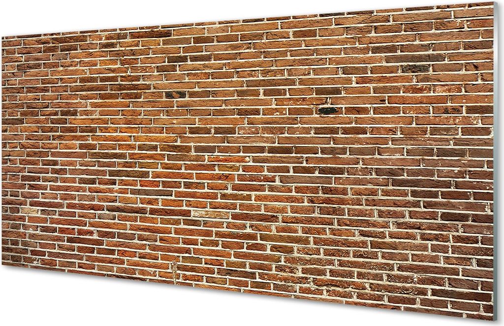 Glasbilder 140x70 Wandkunst Vintage brick wall