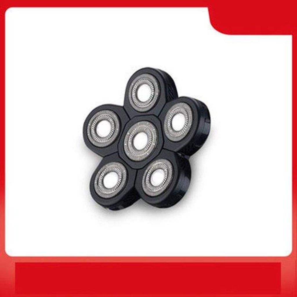 Scheermeskop-accessoires, Tondeuses-Accessoires, 6-teilig, schwarz