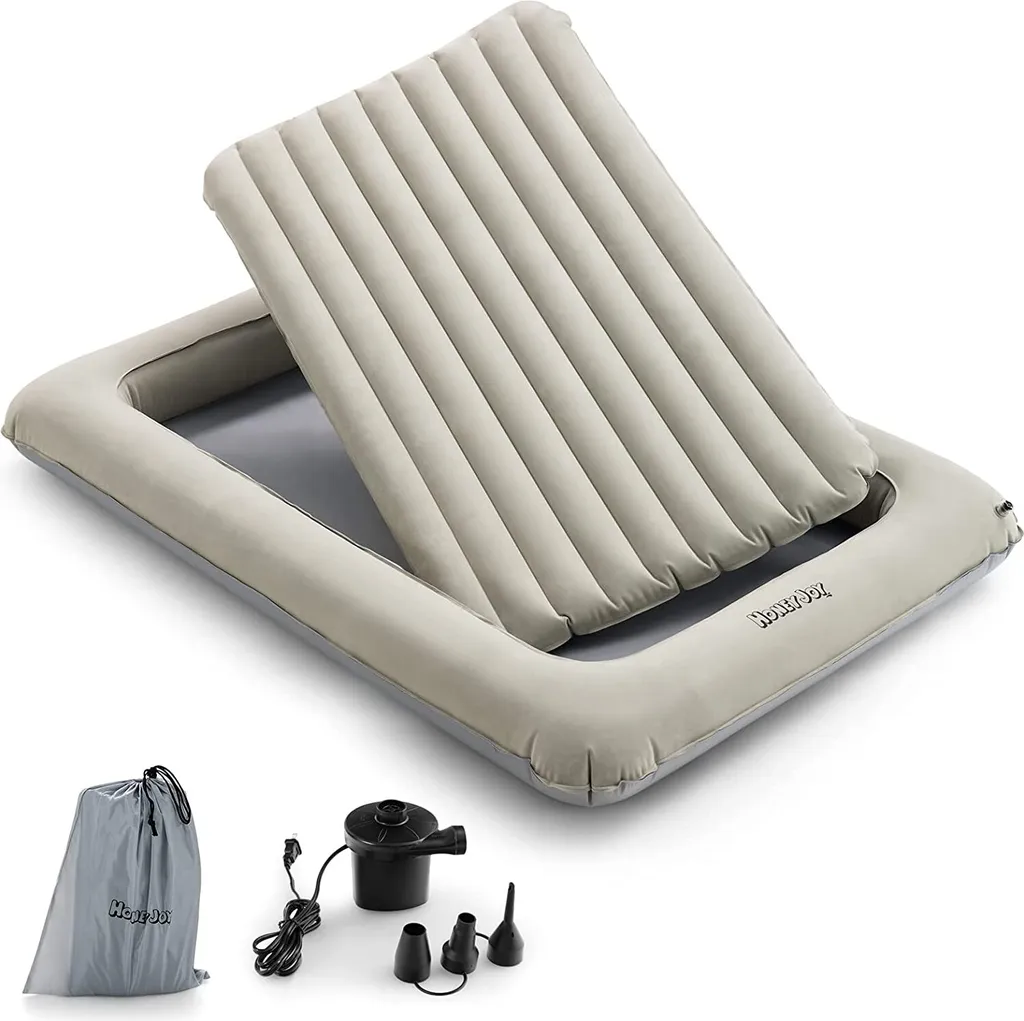 Lit gonflable portable enfants pour camping et chambre d'amis PVC