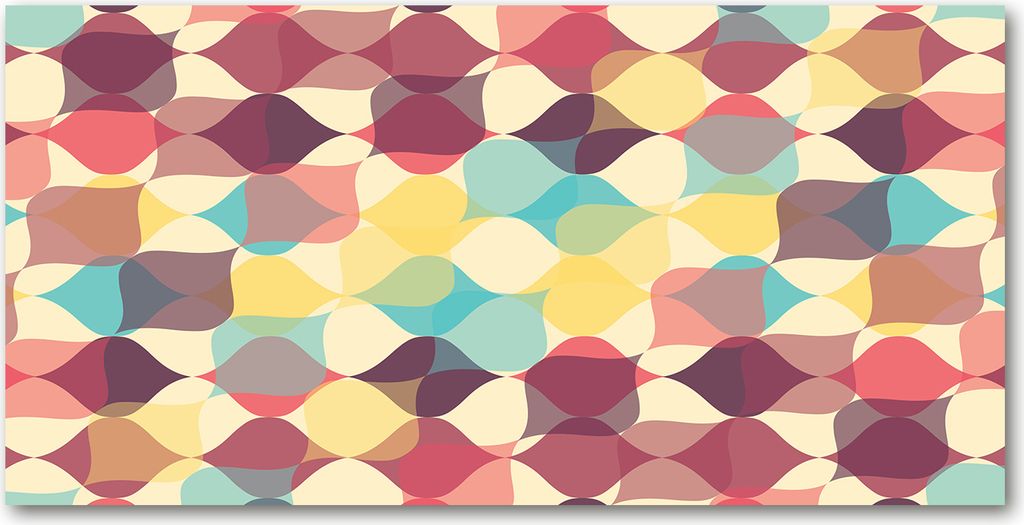 Tulup Leinwandbild -100x50 cm - Wandkunst - Drucke auf Leinwand - Leinwanddruck - Sonstige - Mehrfarbig - Geometrische Figuren