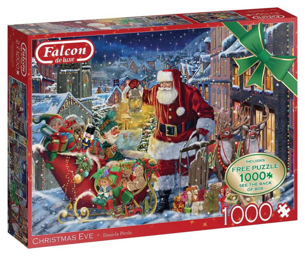 Daniela Pirola Heiligabend 2x1000 Teile Puzzle