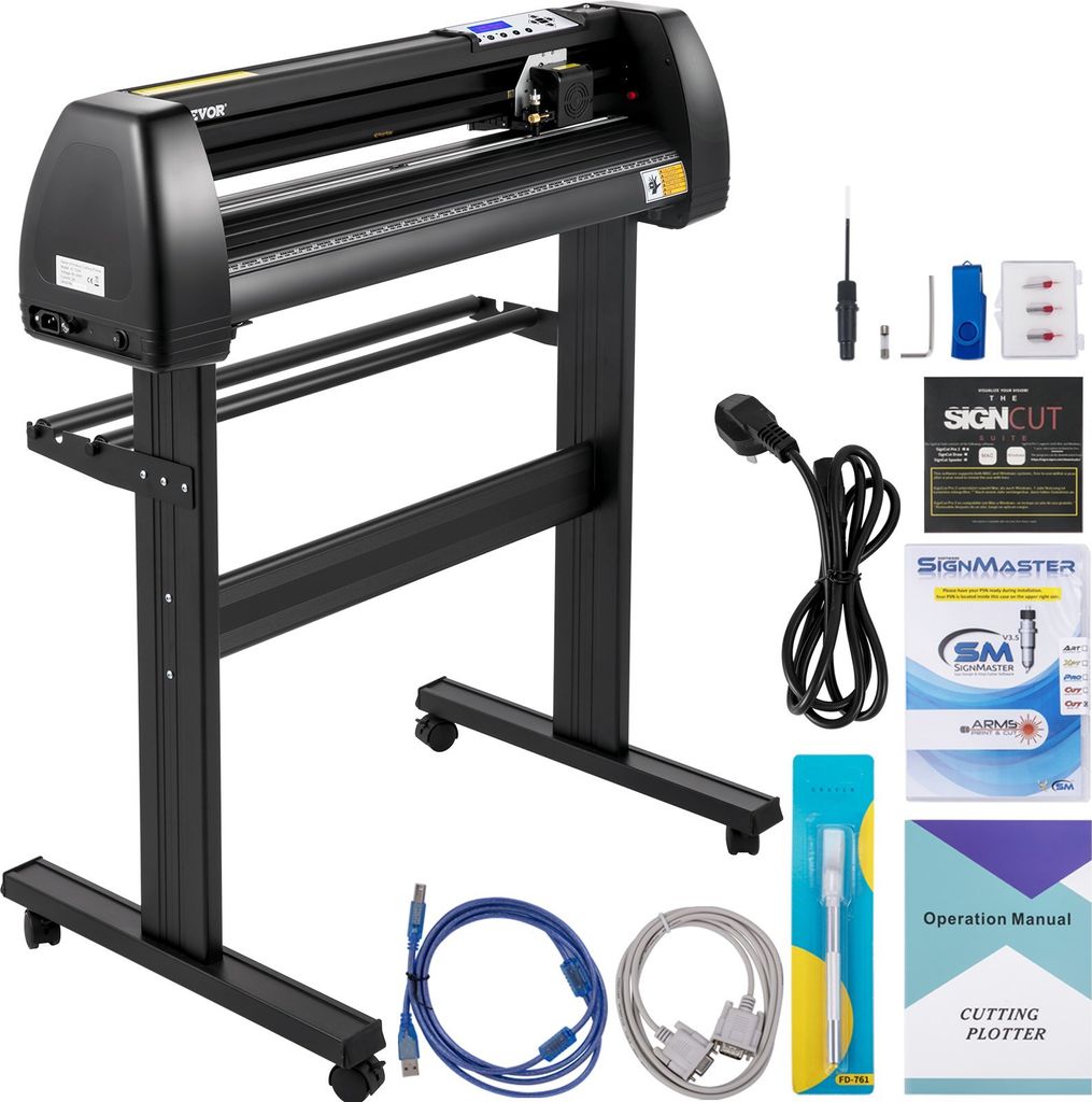 34-Zoll-Vinyl-Schneidemaschine, Vinyl-Plotter, SignCut-Software für Windows