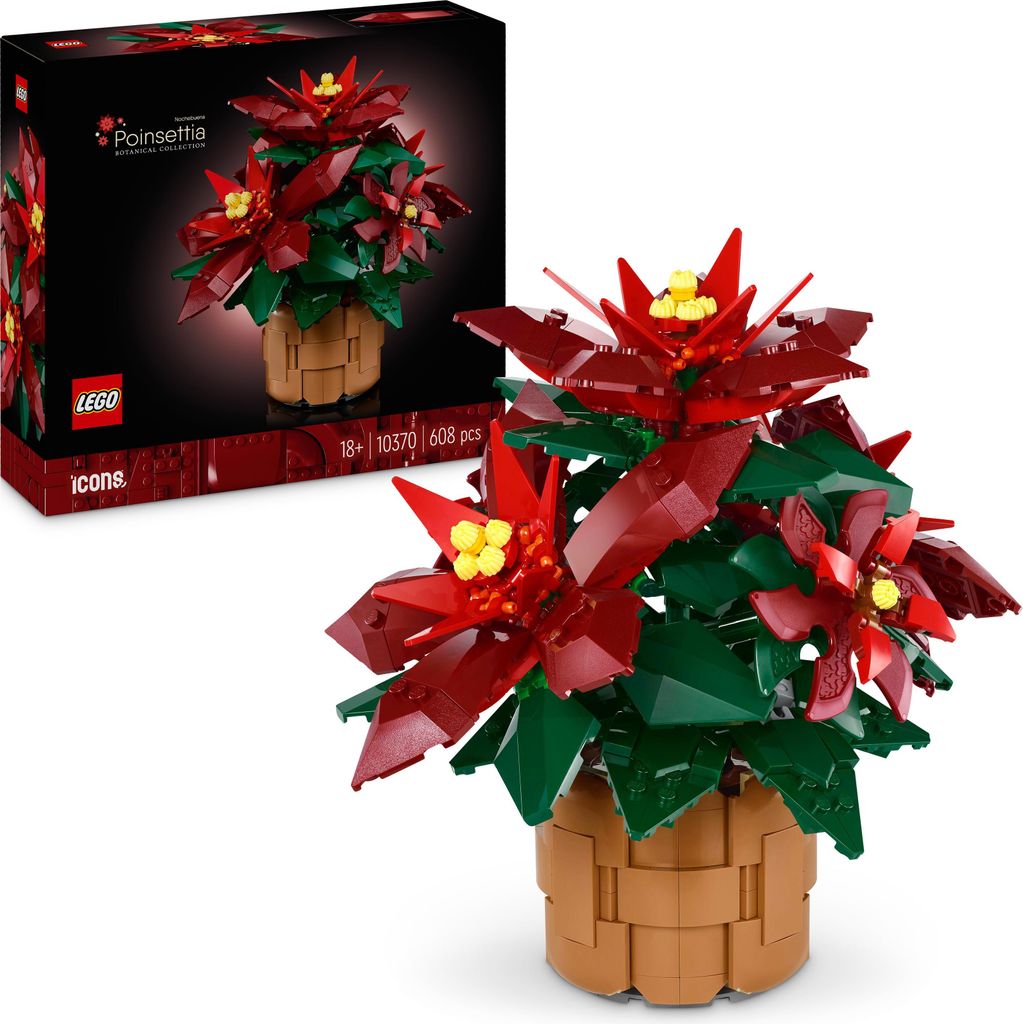 LEGO Icons Weihnachtsstern, Bauset fr Erwachsene, Produktbild 