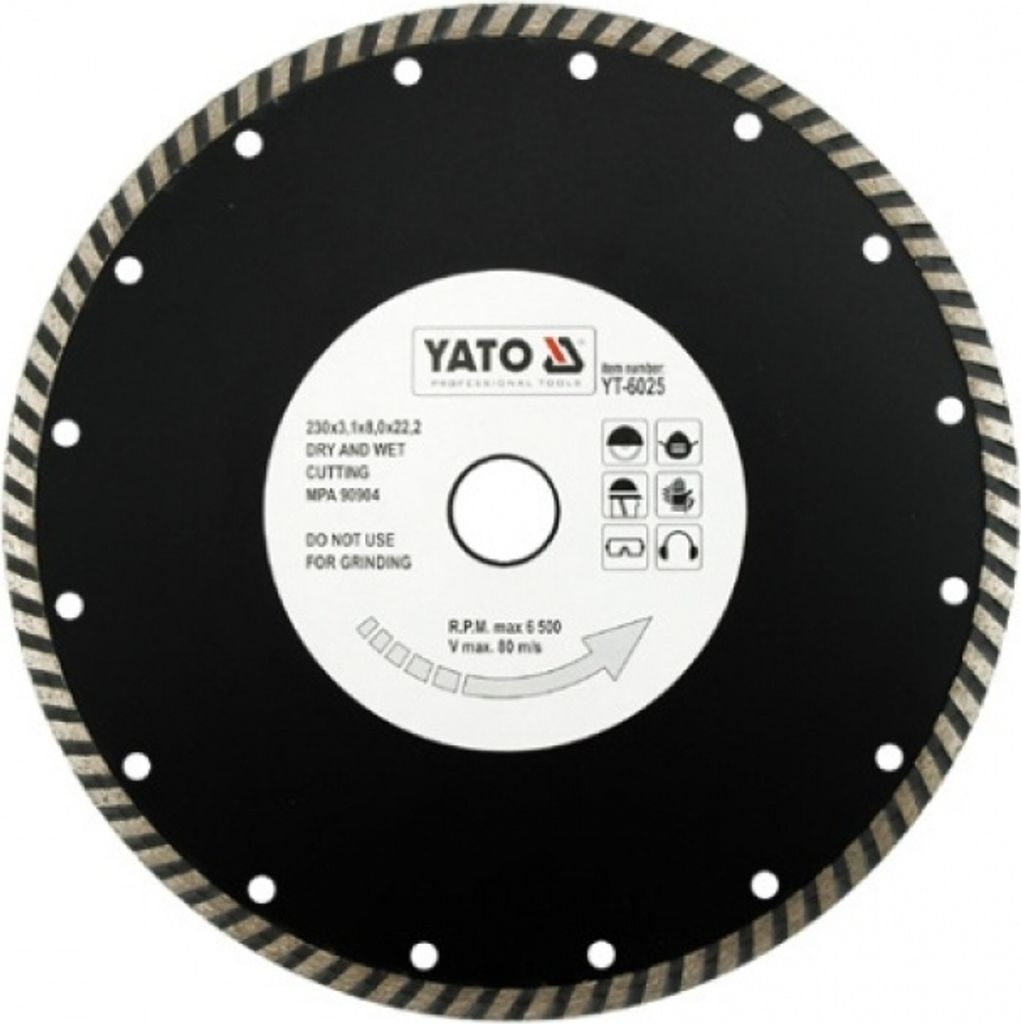 YATO Trennscheibe Winkelschleifer YT-6025 230mm Produktbild 
