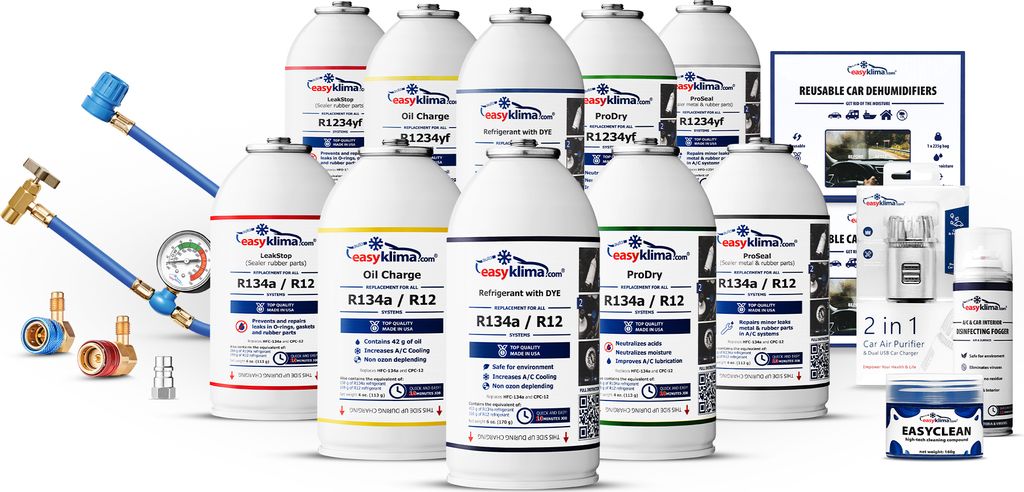 EasyKlima těsnicí hmota + náhradní chladivo R134A pro Obrázek produktu 6