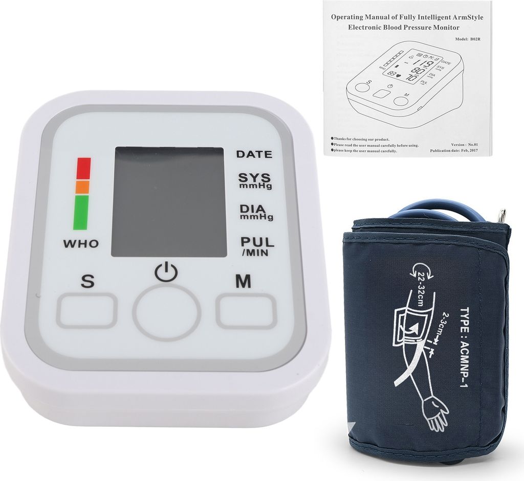 Tensiomètre, écran LCD, mesure précise, tensiomètre Image du produit 