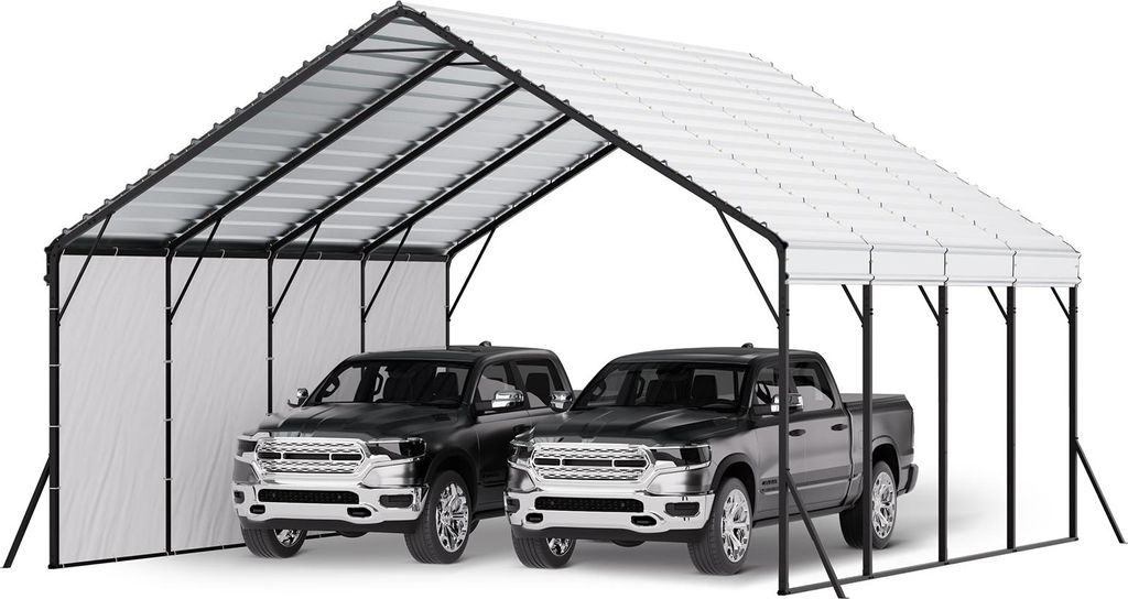 VEVOR Zeltgarage, 5,8x6x3,77 m, Carport mit stabilem Rahmen Produktbild 