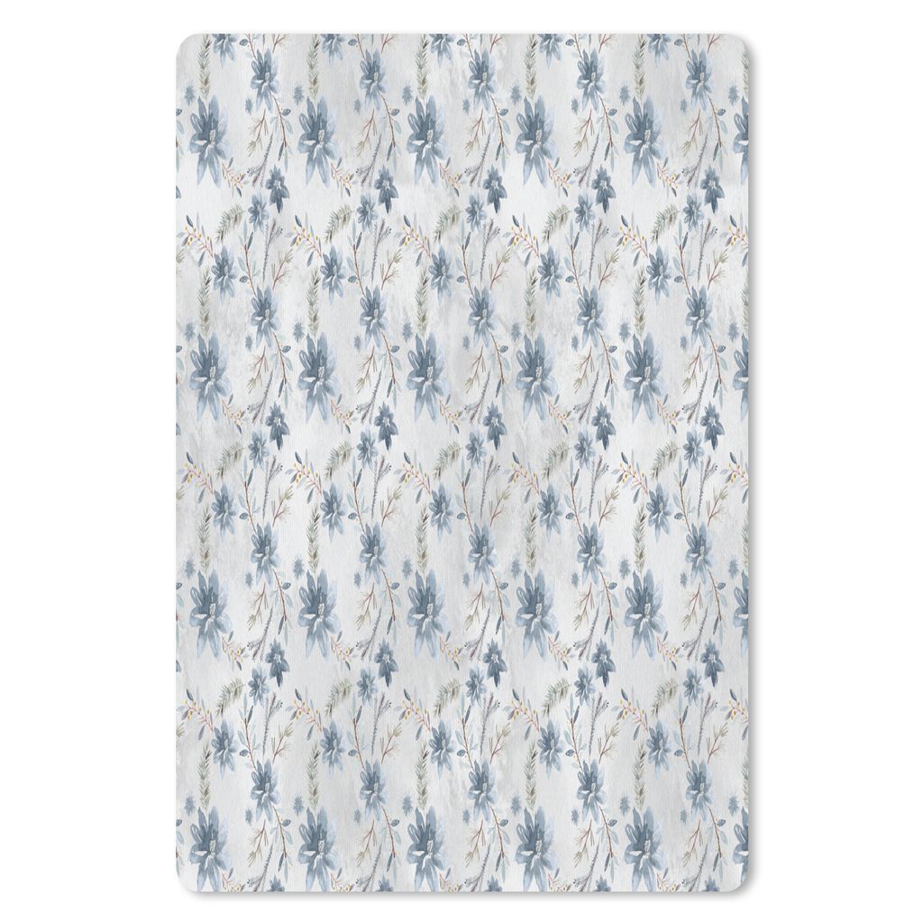 MuchoWow Mauspad Mousepad Blumen - Pastell - Aquarell 40x60 cm - Mousepads - Maus Mat - Pad - Mausunterlage - Schreibtisch Accesoire