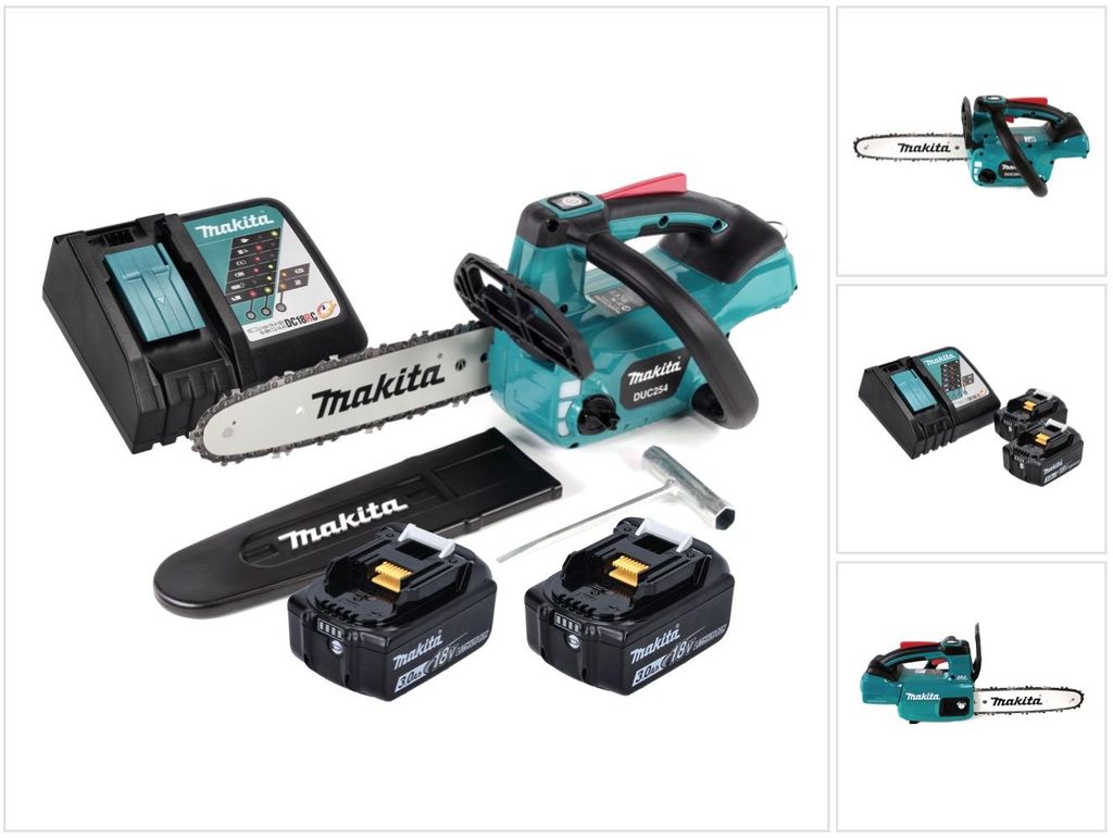 Makita DUC 254 RF 18 V Brushless Tronçonneuse sans fil 25 Image du produit 