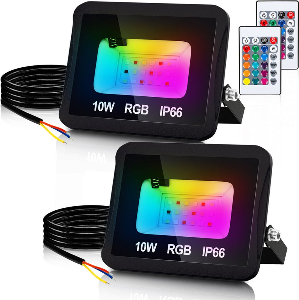 TolleTour RGB LED Strahler 10W RGB fluter RGB LED Produktbild 