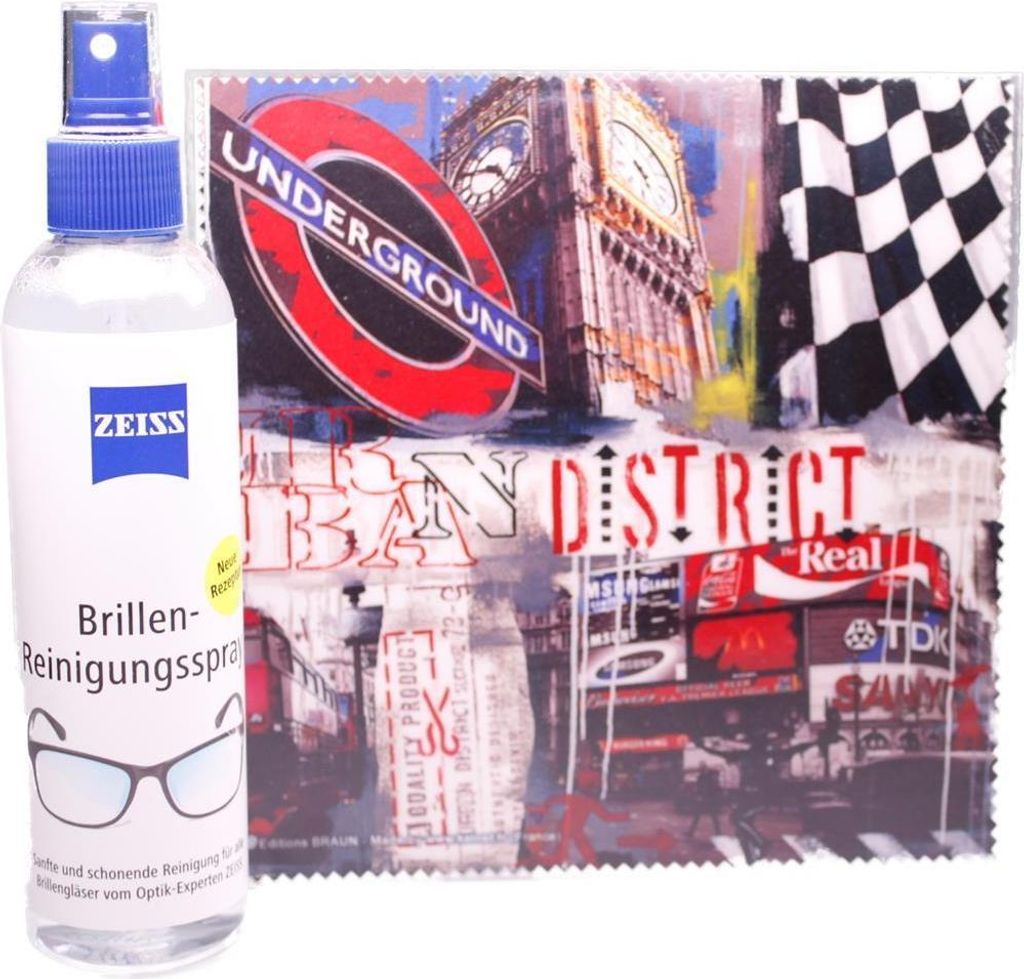 Mikrofasertuch "Underground London" Größe 18,5*18,5 cm von La Kelnet