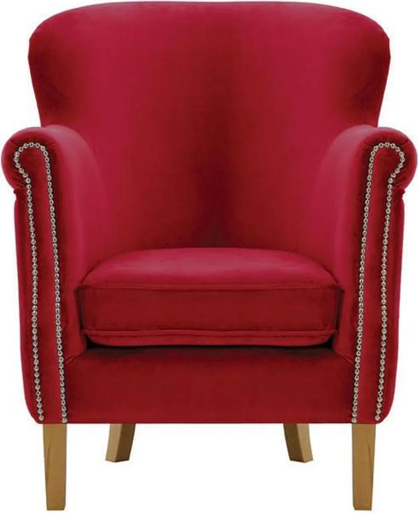 Fauteuil de Salon en Velours Laze-Velluto 7 Style Années Cinquante
