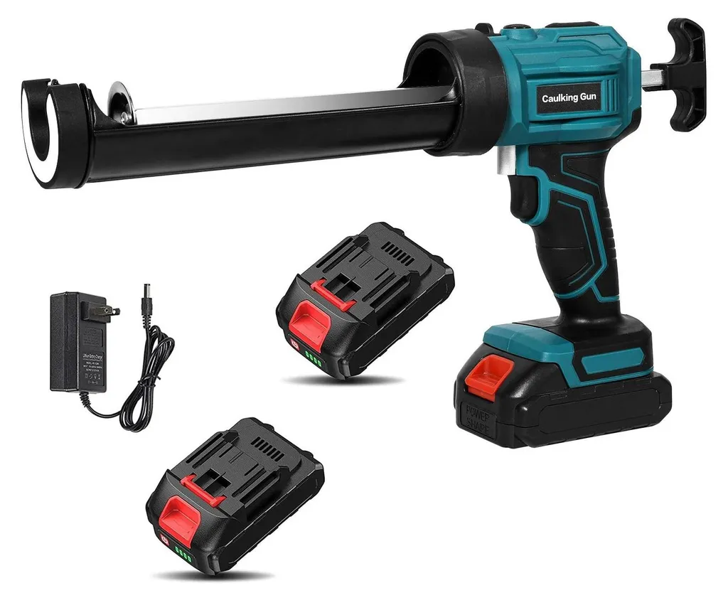 Pistolet à mastic électrique pour portes et fenêtres 18V avec 2 batteries