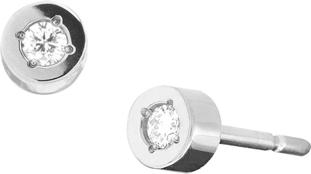 Boccia 05083-03 Diamant-Ohrringe Titan Solitär-Ohrstecker