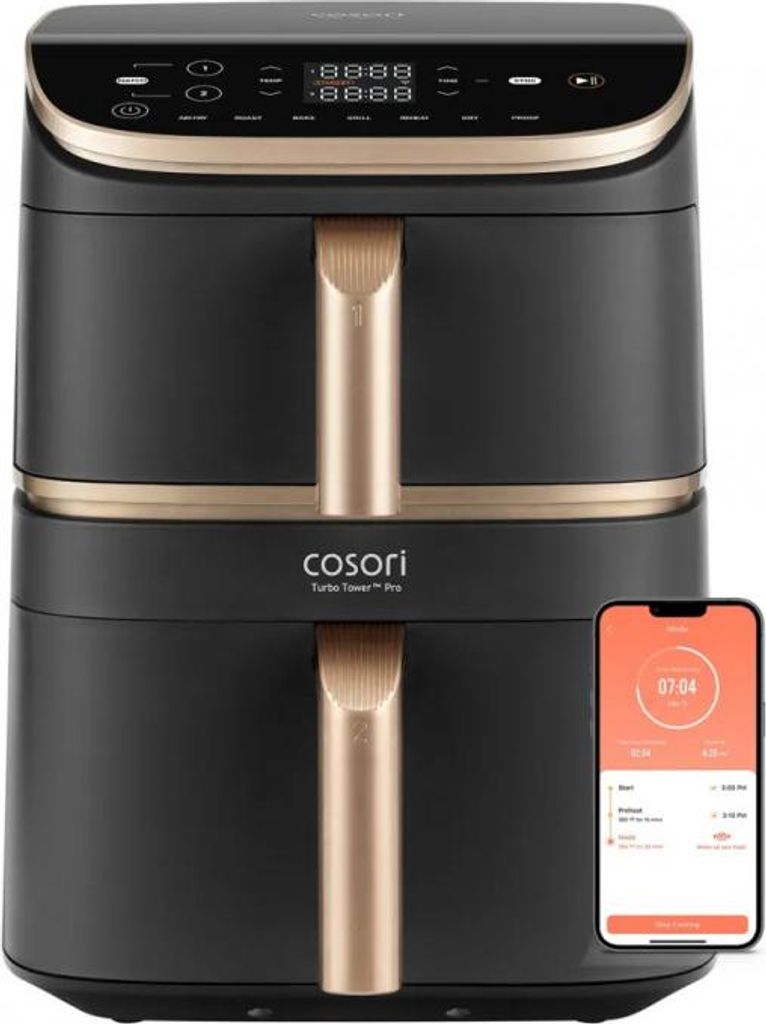 Friggitrice ad aria calda Cosori Turbo Tower Pro Smart, Immagine del prodotto 