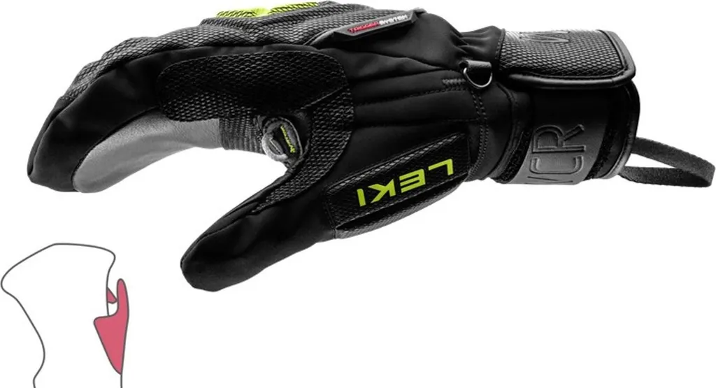 Gants de ski Leki WCR C-Tech 3D Mitten technologie Trigger 3D Taille 7