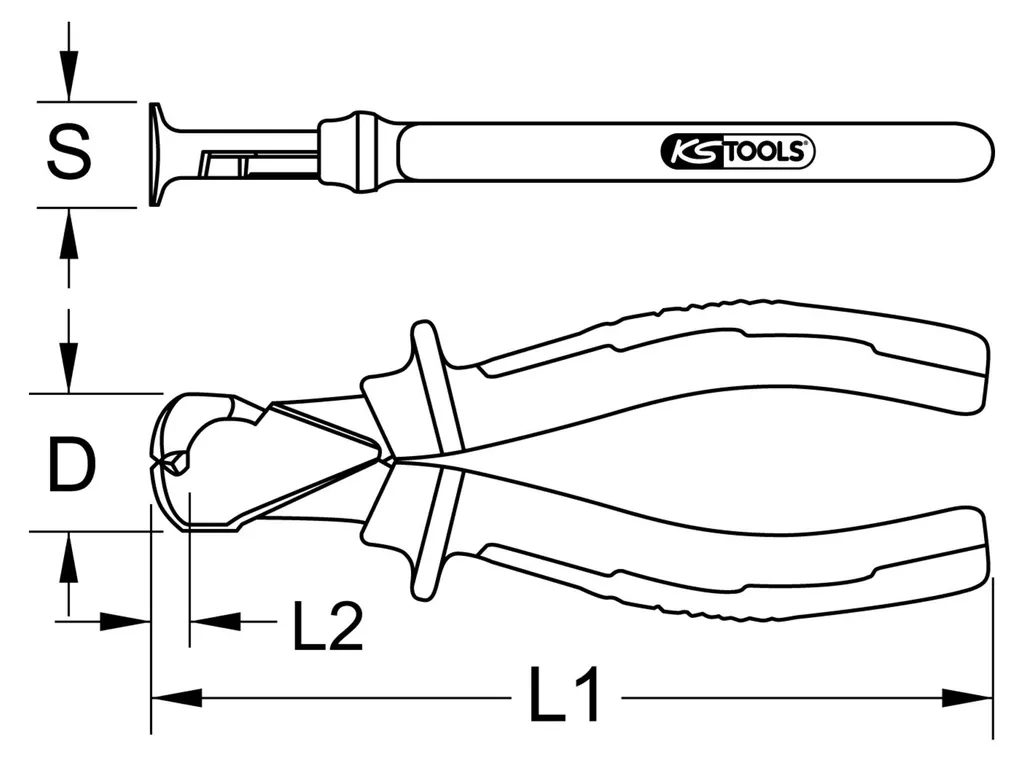 Pince Coupante BERYLLIUMplus 175mm KS Tools pour Zone Explosive - 2