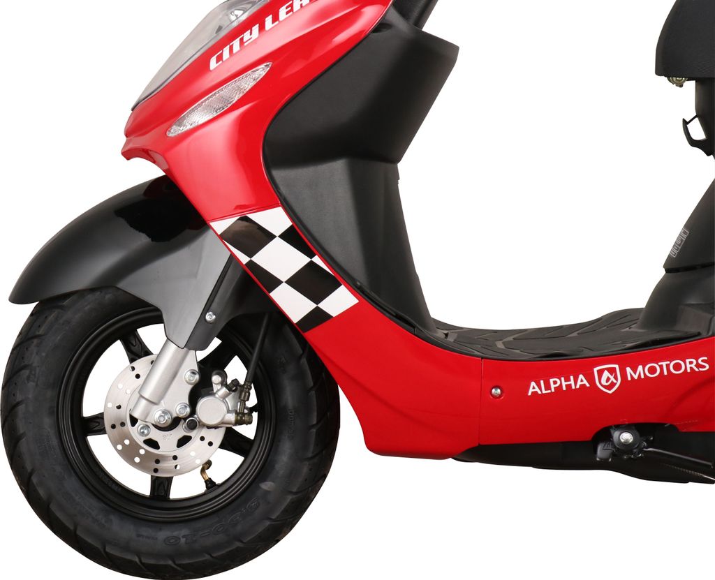 Mofaroller CityLeader 50 ccm 25 kmh EURO 5 rot Produktbild 11