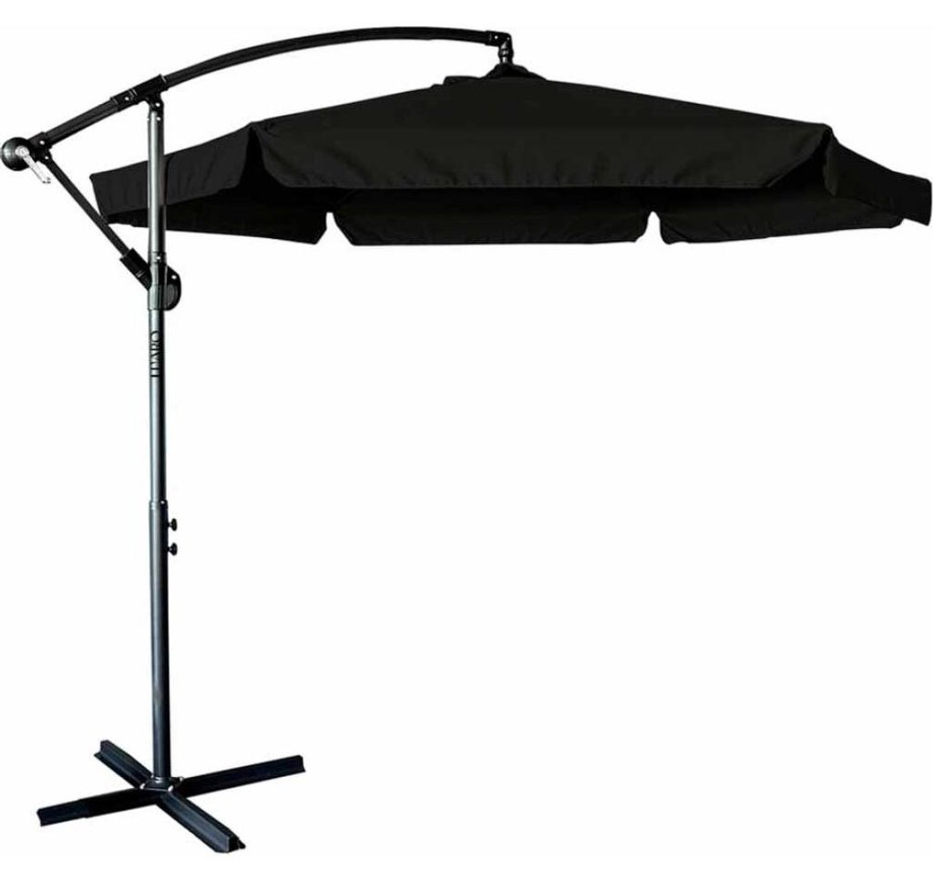 LUARO KX3313 Slunečník s boční nohou 290 cm černý Obrázek produktu 
